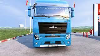 Тест драйв тягача Маз 5440 в Euro Truck Simulator 2