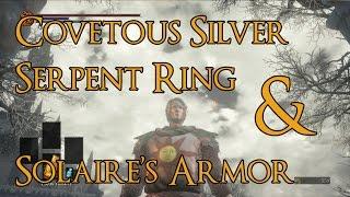 Dark Souls 3 - Covetous Silver Serpent Ring, Estus Flask, & Solaire's Armor Location