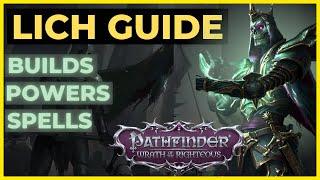 PATHFINDER: WOTR - LICH Mythic Path GUIDE - Builds, Powers & Spells! Unfair Viable