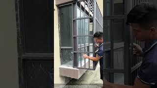 Pushing In Steel Security : Custom Grille Magic