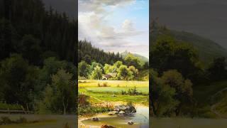  ART / Quiet Place - Acrylic Painting #shorts #short #shortvideo