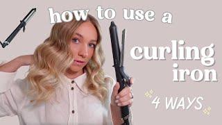 How To Use A Curling Iron - 4 Different Techniques! | With ghd Classic Curl Tong