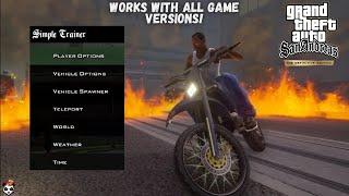 GTA San Andreas Definitive Edition- Mod Menu/Trainer Installation Tutorial PC