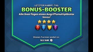 Turnierangriffe "Bonus-Booster" Tag 1-4 im Review & Tag 5 live  |  Empires and Puzzles German