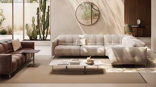 Natuzzi Italia Philo Sectional Sofa designed by Natuzzi Design Center