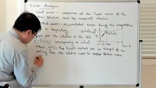 Error Analysis - Local vs. Global Error