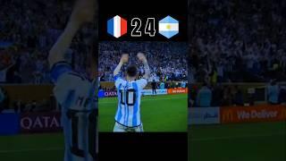 France vs Argentina world cup final #youtube #shorts #football #worldcup #messi #mbappe