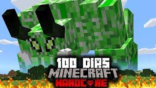 🟥Sobreviví 100 Días en un APOCALIPSIS de CREEPER en Minecraft HARDCORE...Esto fue lo que Pasó