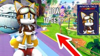 HOW TO GET THE AVIATOR TAILS SKIN IN SONIC SPEED SIMULATOR!? (Confirmed!)