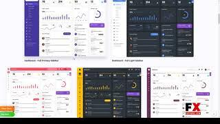 Fasto - Saas Admin Dashboard Template ui kit sass Website Builder