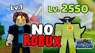 NOOB To PRO with NO ROBUX w/ Buddha in blox fruit