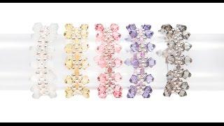 Kleshna Jewellery Making Swarovski Crystal Kisses Bracelet Kit