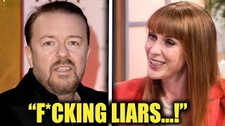 "3 MIN AGO: Ricky Gervais SHOCKINGLY DESTROYS Angela Rayner on LIVE TV – Must See Moment!"