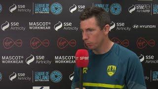 Cork City boss Ger Nash after 4-1 defeat to Shamrock Rovers