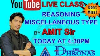 BANK | REASONING MISCELLANEOUS QUESTION | THE DHRONAS | AMIT SIR