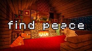 POV: you came back to your childhood home... (minecraft music, fire & rain)