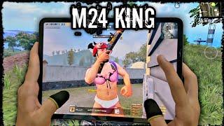 THEY CHALLENGED M24 KING IN AR AFTER LOSING M24 | 1 VS 3 IPAD PRO 120 FPS HANDCAM GAMEPLAY