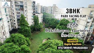 #Epdp DakshinayanApartments | 3 BHK PARK FACING FLAT IN Sec-4 Dwarka Call 9717360047