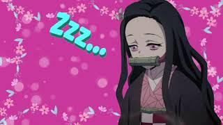 "I had a nightmare... can i sleep with you?" Nezuko Kamado x Listener [Sleeping Aid + Rain noise]