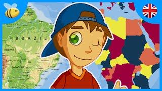 Maps of the World: Physical and Political Maps (Part 1) | Kids Videos