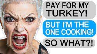 Karen Demands I Pay For Thanksgiving! - Reddit Stories