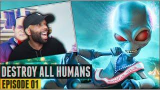 "Destroy All Humans" Remake Walkthrough Gameplay Part 1 - Intro (2020)