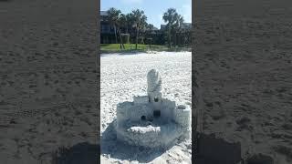 Beach Sandcastle Day 6!  Still Standing or Not? North Redington Beach Florida- Port of Indecision