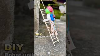diy creative mainan robot pemanjat tangga | Stair climbing robot #diy #toys #robot #amazing #ideas