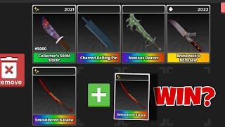 What people offer for Smouldered Katana | Survive the killer