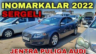 INOMARKA AUDI A4 MALIBU 1 VA JENTRA NARXLARI... SERGELI MOSHINA BOZOR 2022... #sergelimoshinaboz