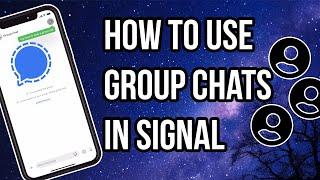 How to create and manage groups in the Signal App