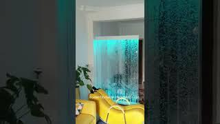 room divider led glow acrylic dancing fountain bubble water wall for restaurant home hotel bar