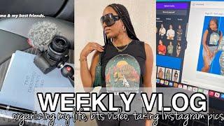 VLOG: taking my IG pics, organizing my life, bts Walmart haul + more!