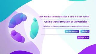 No.1 - Online transformation of universities