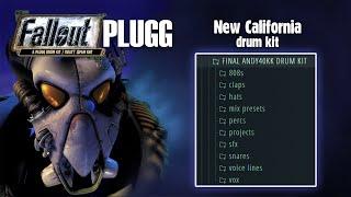 FALLOUT PLUGG: NEW CALIFORNIA drum kit 2k25 (rare & custom dark plugg sounds) w/@dasantakidd