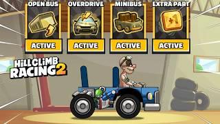 HILL CLIMB RACING 2 - NEW MASTERY VEHICLE MINI-BUS 1.62.0 NEW UPDATE