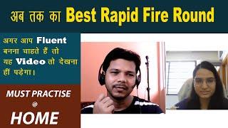 AMAZING RAPID FIRE ROUND || #english #englishspeaking #englishwithchandan