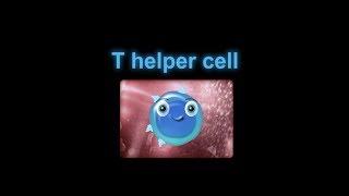 Supercytes cartoon - T helper cell