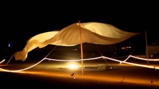 Wind Based Shade Structure Burning Man 2012