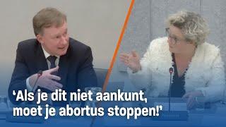 SGP vs D66 over tonen foetus in Kamerdebat