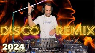 DISCO REMIX NONSTOP 2024   PARTY  DISCO PARTY NONSTOP MIX 2024Live DJ Mix Real DJ ing by DJ Mathon