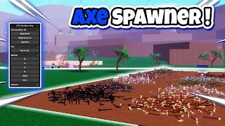  How to Spawn Axe ? [ Free ]  Lumber Unsecure Scripts  | ROBLOX Scripts