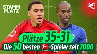 MUSIALA! NALDO! Die 50 besten Bundesliga-Spieler seit 2000 | Plätze 35 - 31