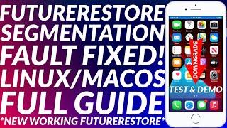 Futurerestore Downgrade Segmentation Fault Fix | Futurerestore Segmentation Fault Fix | Linux/MacOS