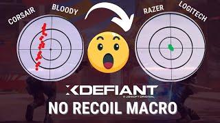 XDefiant No Recoil Macro | Best Script for Logitech, Razer, Bloody and Corsair