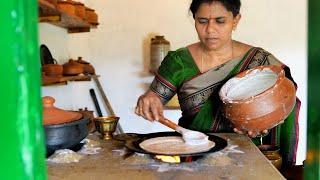 "Dosa with chicken sherva"my husband's favorite recipe made traditionallyhe enjoyed breakfast a lot