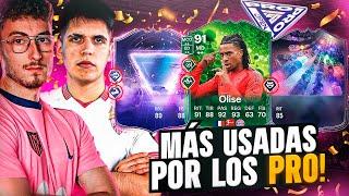 10 CARTAS MÁS USADAS POR LOS PRO POST PARCHE EN EA FC 25