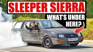  SLEEPER Ford Sierra DRAG CAR with HUGE COSWORTH Power!