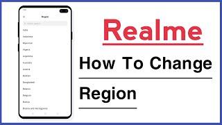 Realme Phone How To Change Region