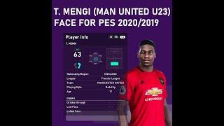 Teden Mengi (Man United u23) Face for PES 2020/2019